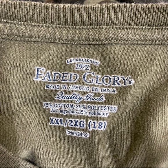 Faded Glory Kid’s Long Sleeve Camo Tee - Picture 5 of 7